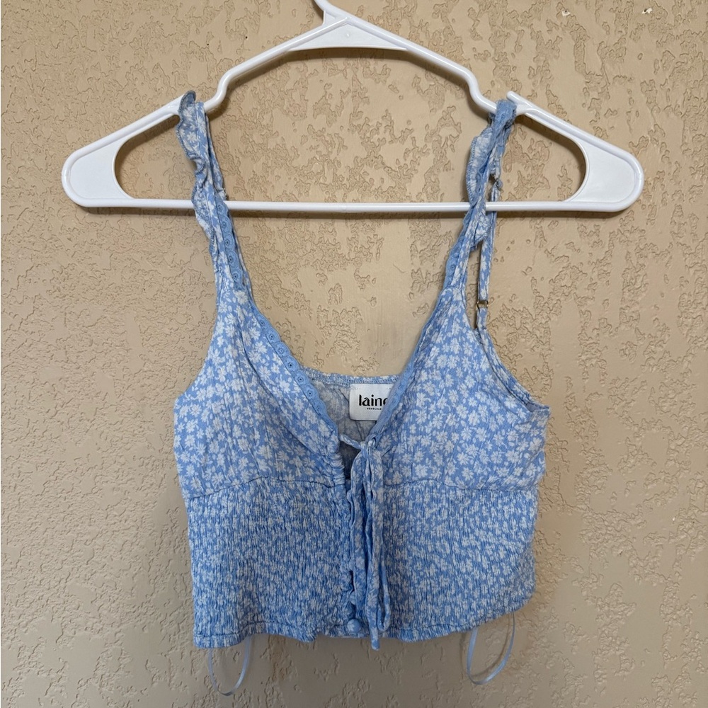 Tie front top